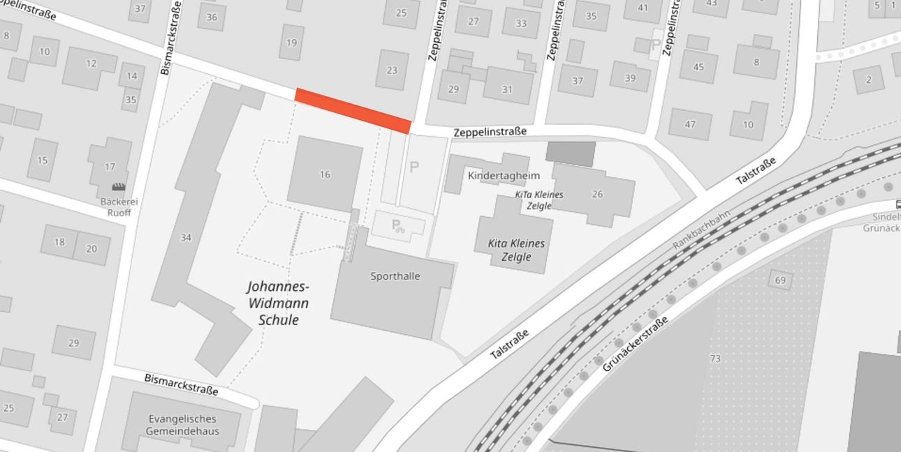 Die Sperrung ist laut Stadt erforderlich, um die Sicherheit der Fußgänger zu gewährleisten.