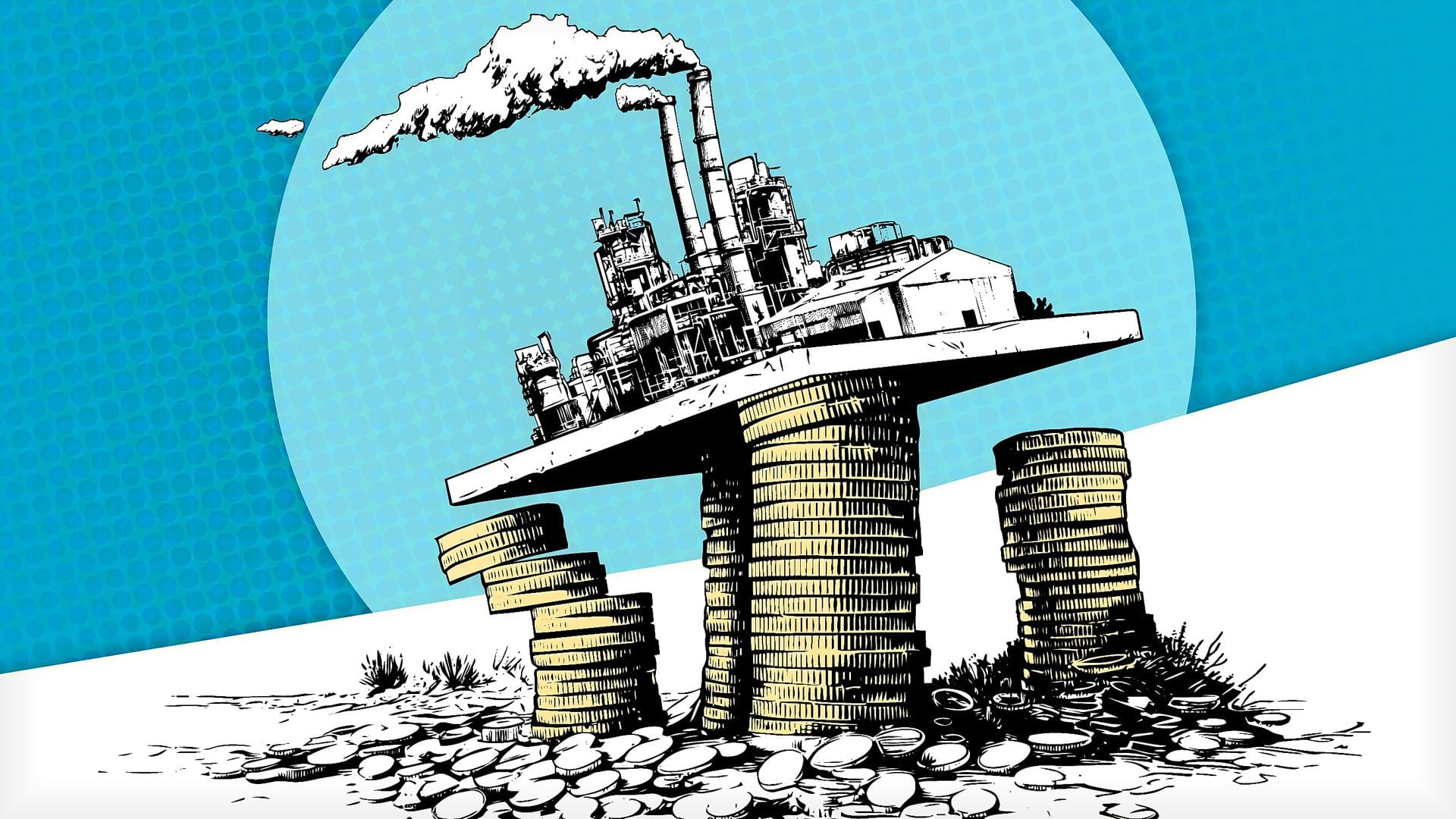 In Schieflage: die Industrie und die kommunalen Finanzen