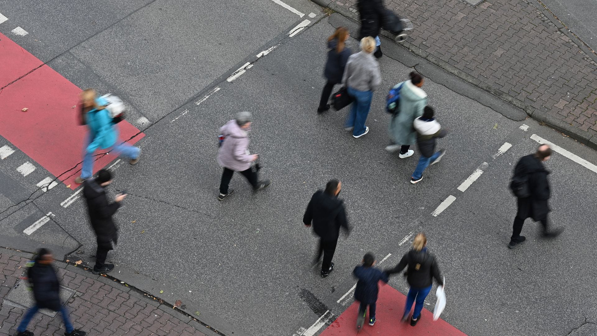 Fußverkehr gewinnt an Bedeutung. (Illustration)
