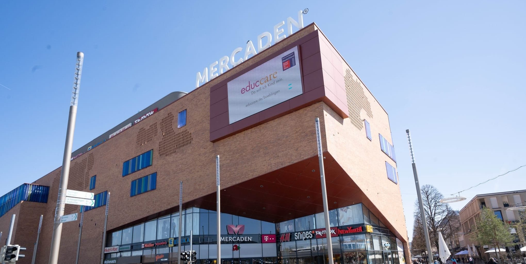 Das Einkaufszentrum Mercaden in der Talstraße in Böblingen.Bild: Dettenmeyer/A