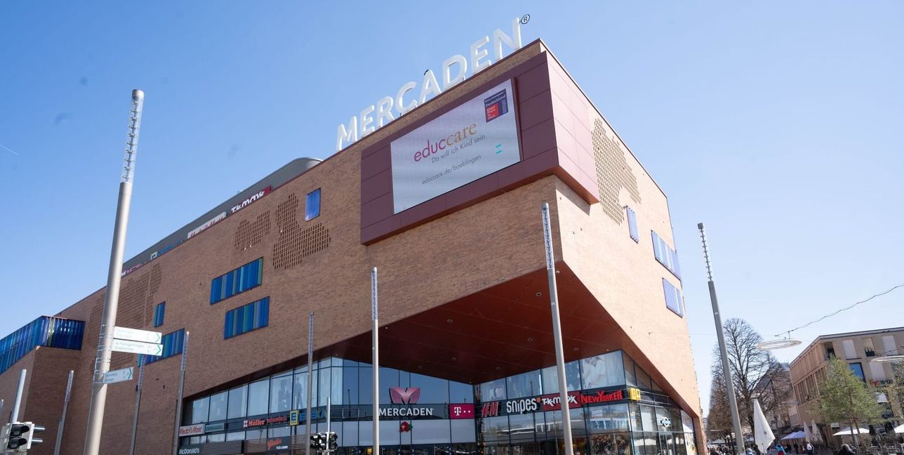 Das Einkaufszentrum Mercaden in der Talstraße in Böblingen.Bild: Dettenmeyer/A