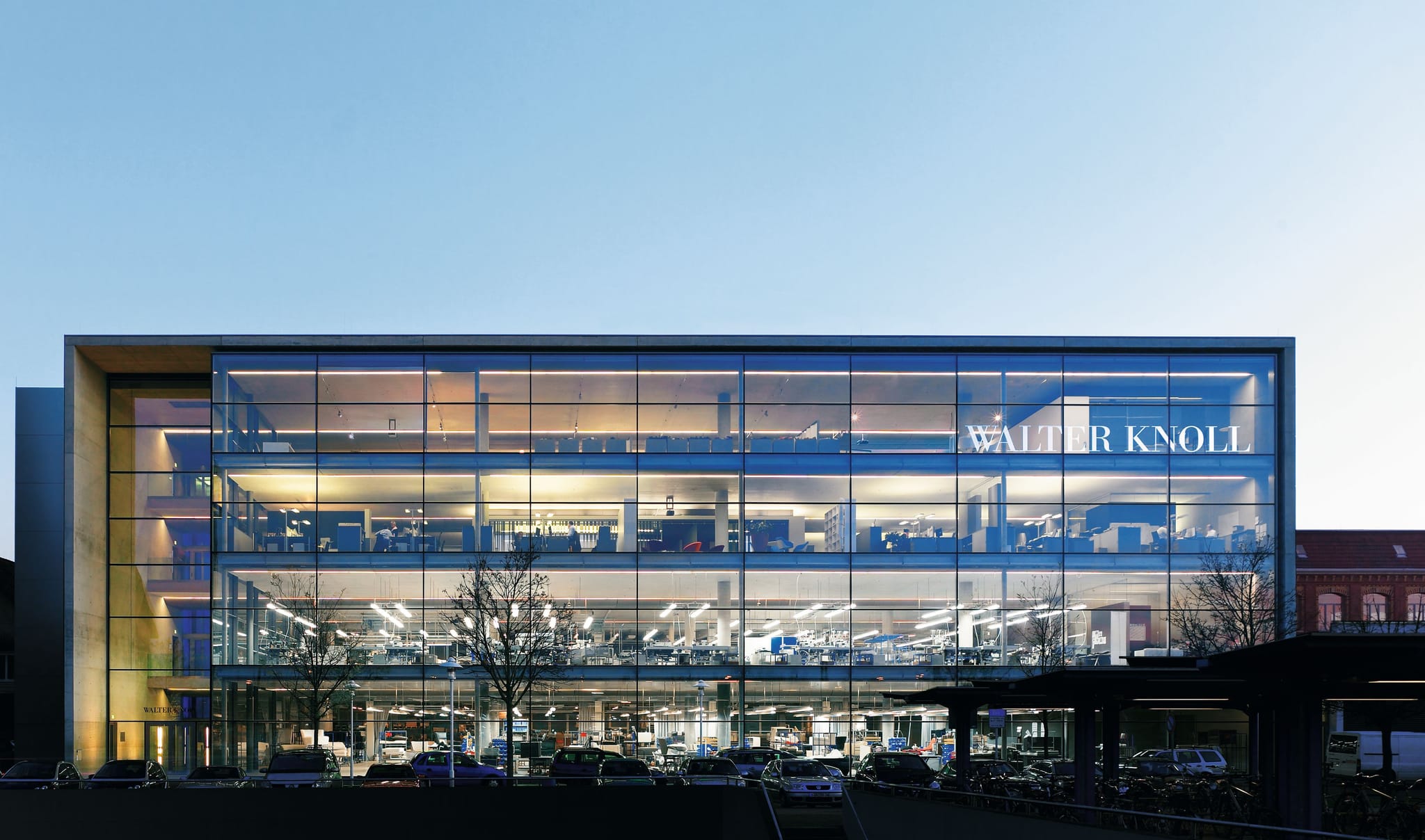 Das Firmengebäude von Walter Knoll in der Herrenberger Bahnhofstraße.