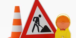 Ab Dienstag steht die Baustelle.