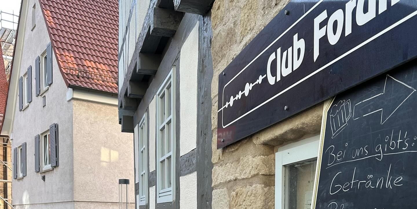 In der Böblinger Altstadt ist das Club Forum seit vielen Jahren zu Hause.