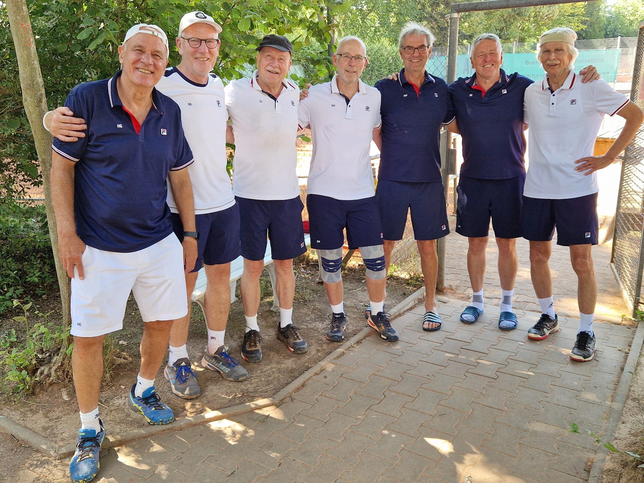 Die Herren 65 des TC Ehningen.