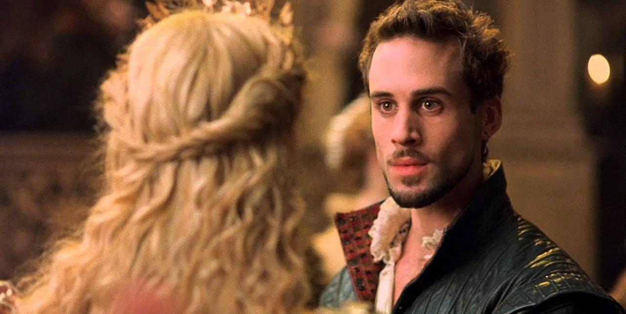 Jetzt gerade passiert es: Joseph Fiennes in „Shakespeare in love“.