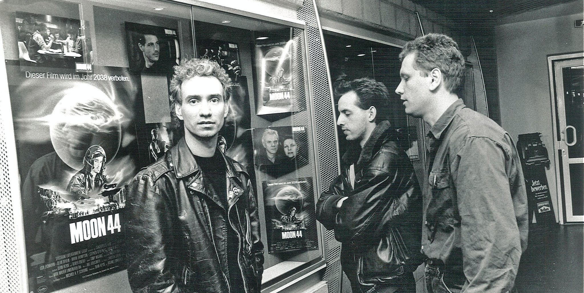 Roland Emmerich 1990 bei der Premiere seines Films „Moon 44“ im Stuttgarter Atrium-Kino.