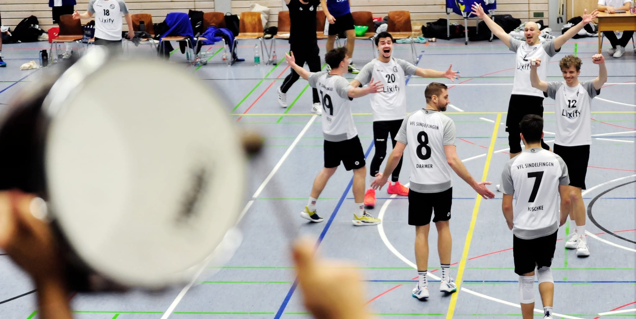 Nach dem 3:1-Erfolg gegen Botnang können die Sindelfinger Volleyballer beruhigt Weihnachten feiern.