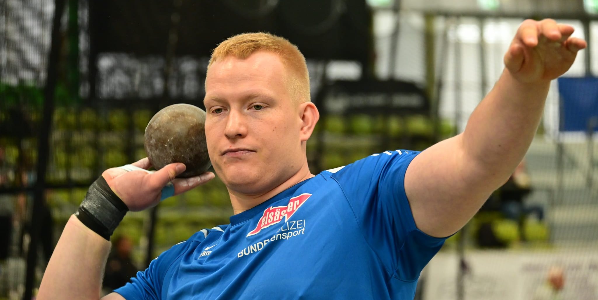 Eric Maihöfer schaffte mit seiner neuen Bestweite den zweiten Platz bei dem internationalen Meeting in Luxemburg. Bild: Schüttke