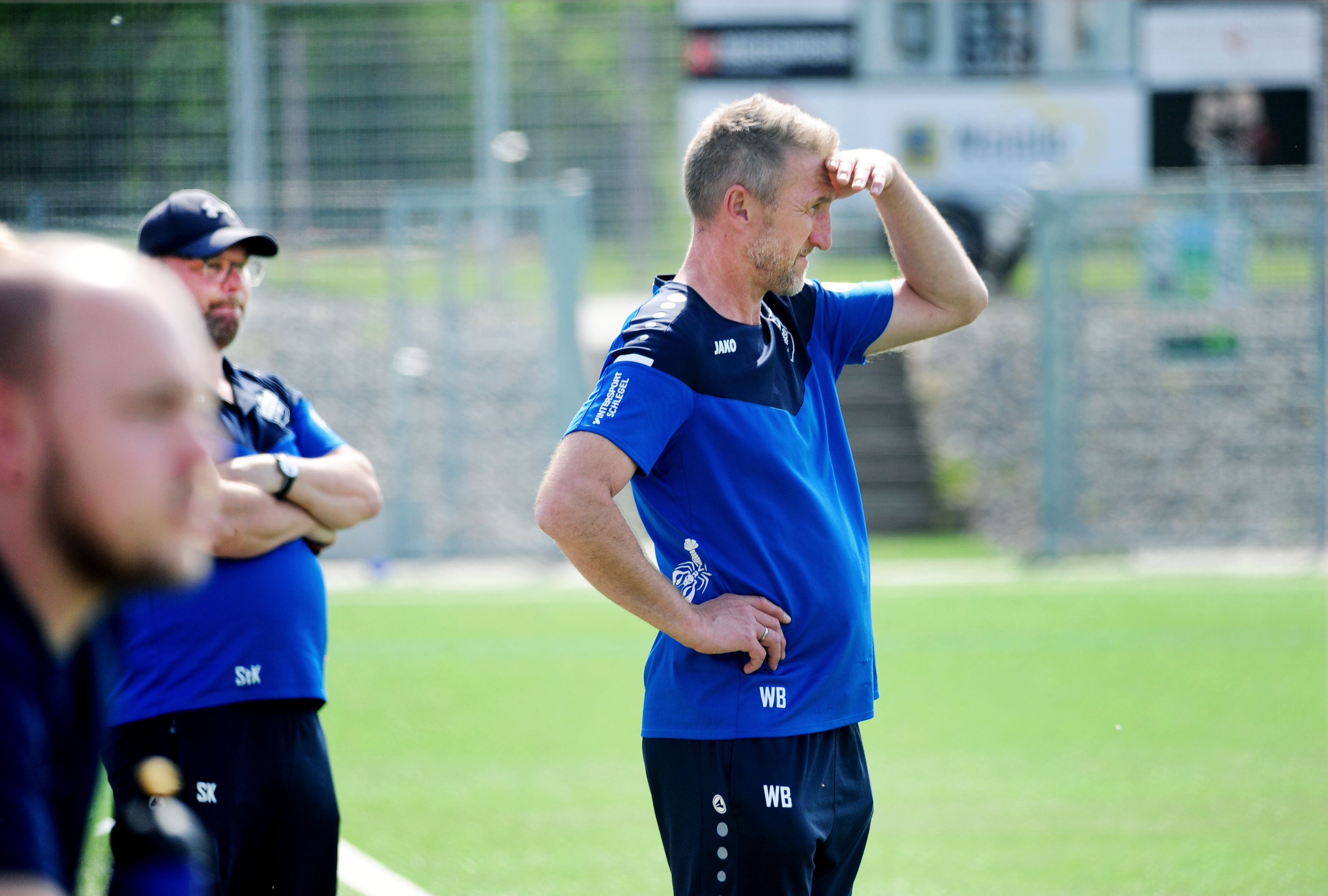 Rohraus Trainer Wolfgang Buck. Jetzt bleibt nur noch eine  Chamcfe auf die Meisterschaft in der Fußball-Bezirksliga. Bild: photostampe