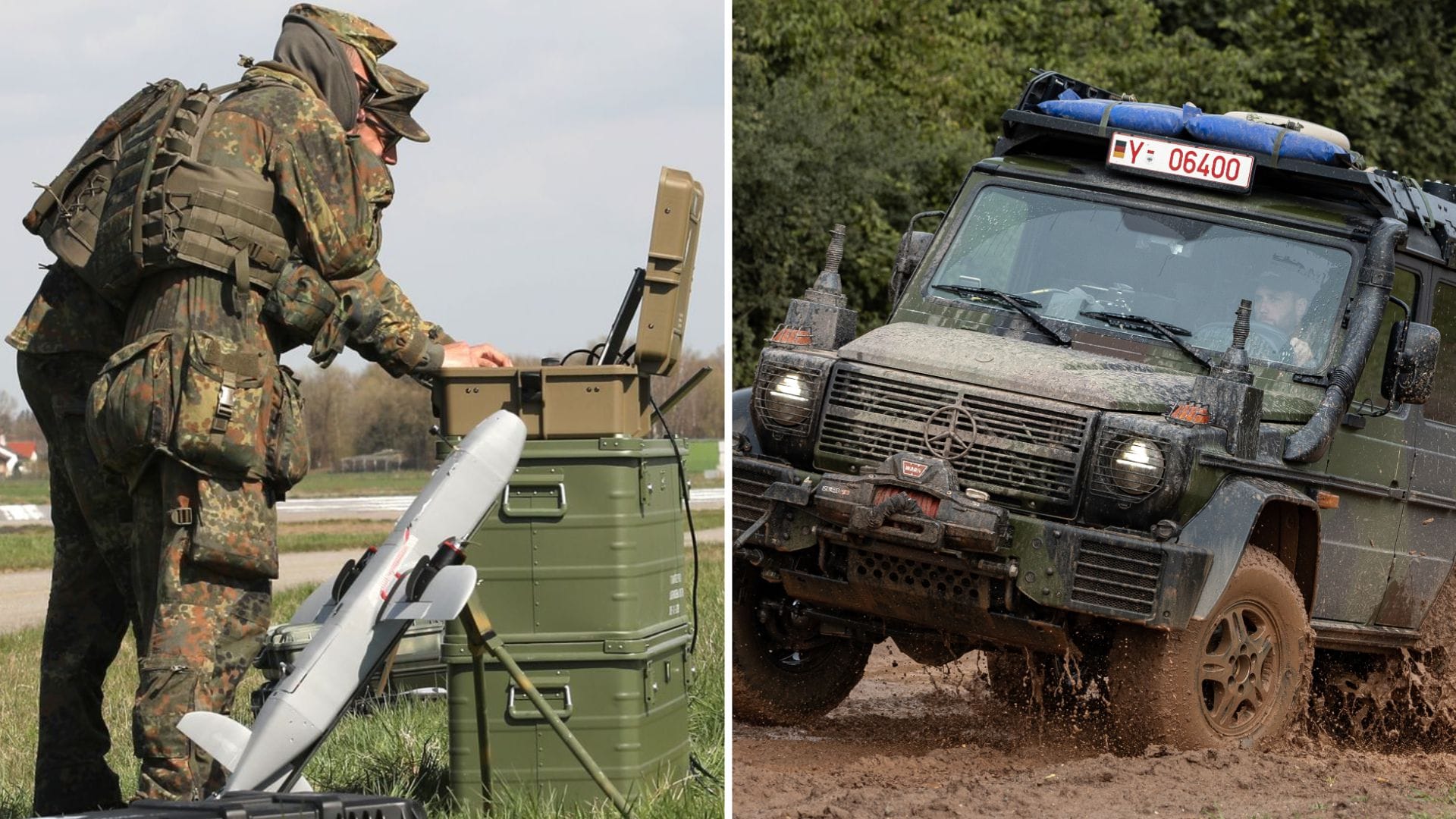 Die G-Klasse, hier bei der Bundeswehr im Einsatz, soll auch bei der Tytan-Drohnenabwehr helfen.