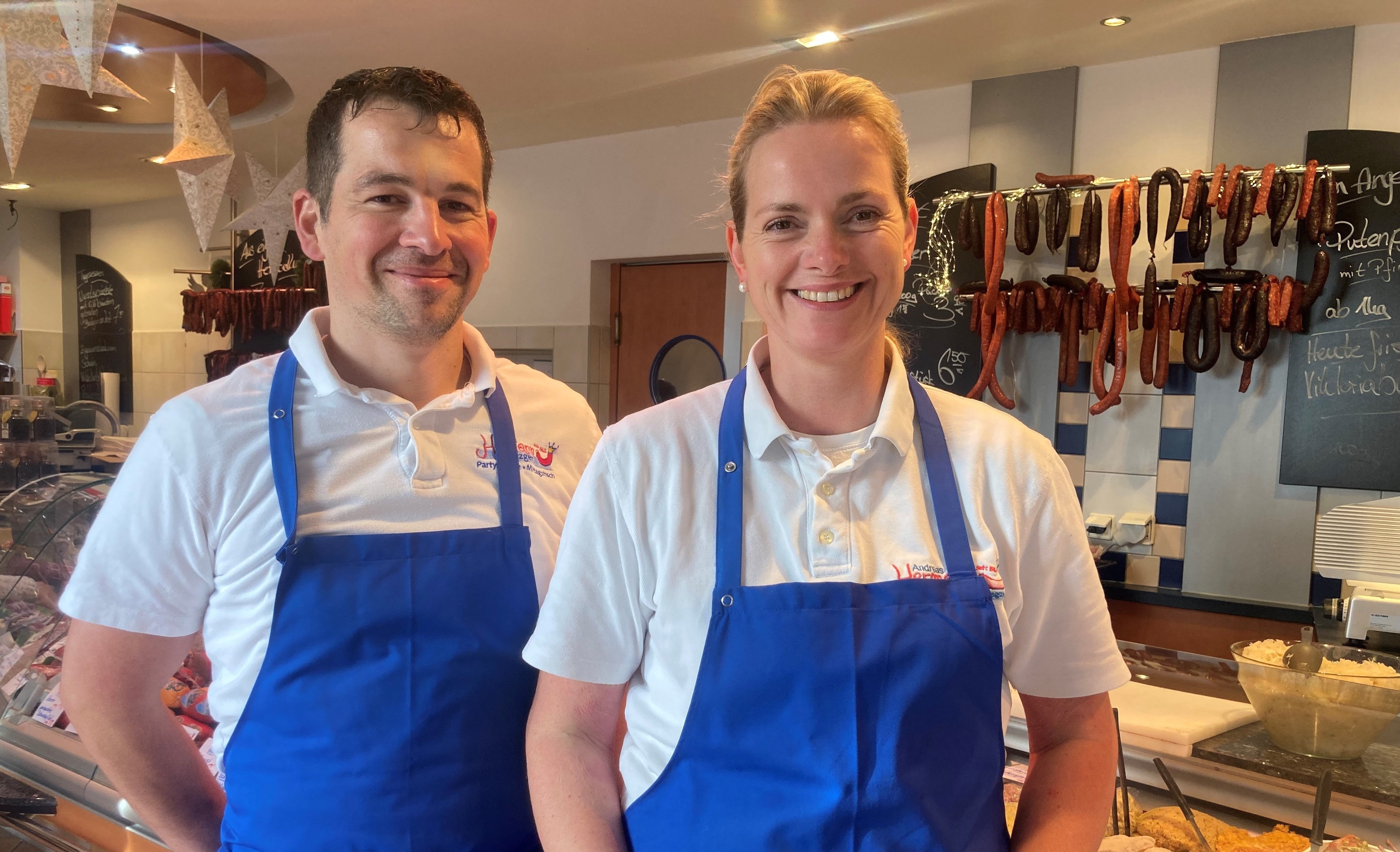 Nicole und Andreas Hermann freuen sich über die Auszeichnung