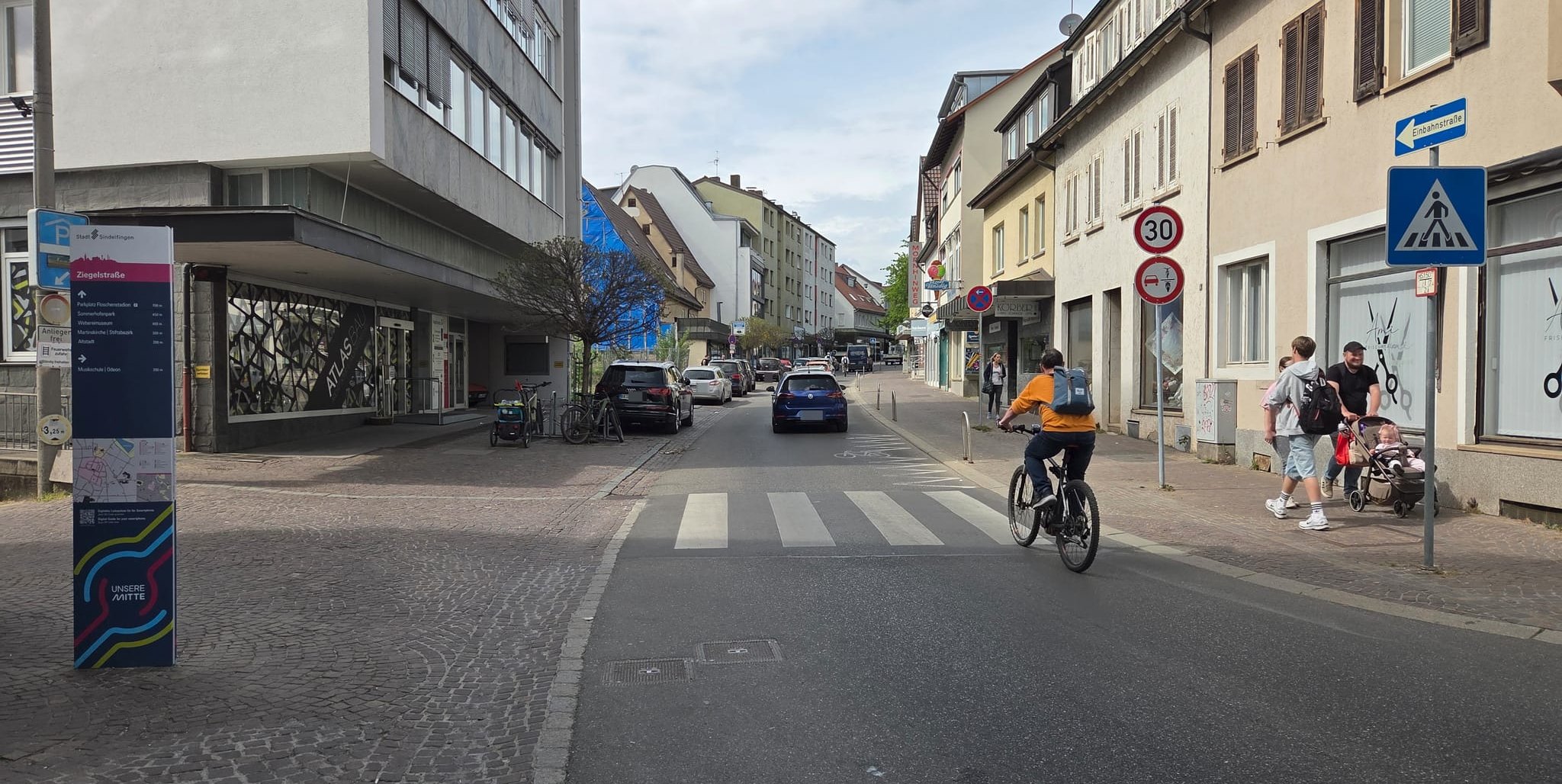 Die Ziegelstraße in Sindelfingen.