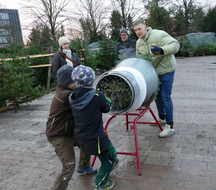 Weihnachtsbäume, die von Herzen kommen, sind immer besonders schön.