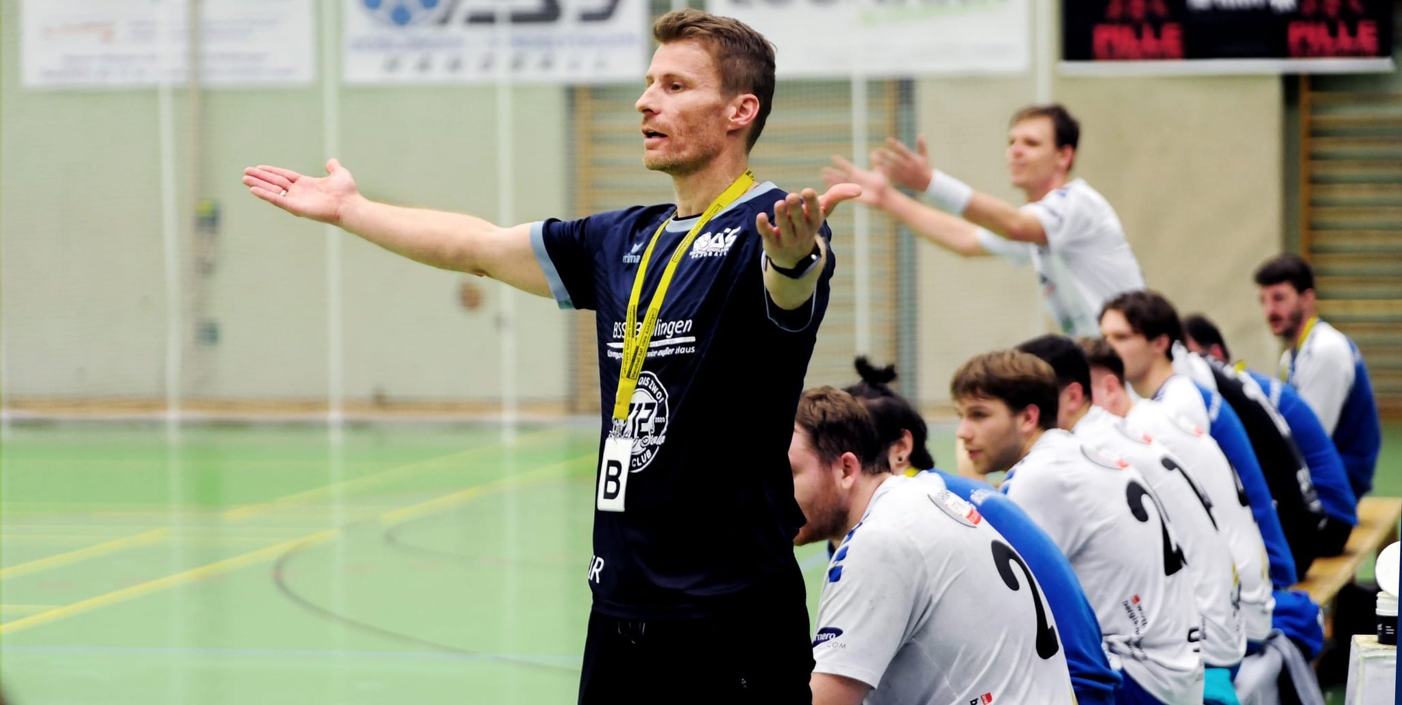 Trainer Ingo Ruhmund und die HSG Böblingen/Sindelfingen 2 sind in der Bezirksoberliga weiter auf Erfolgskurs. Bild: photostampe