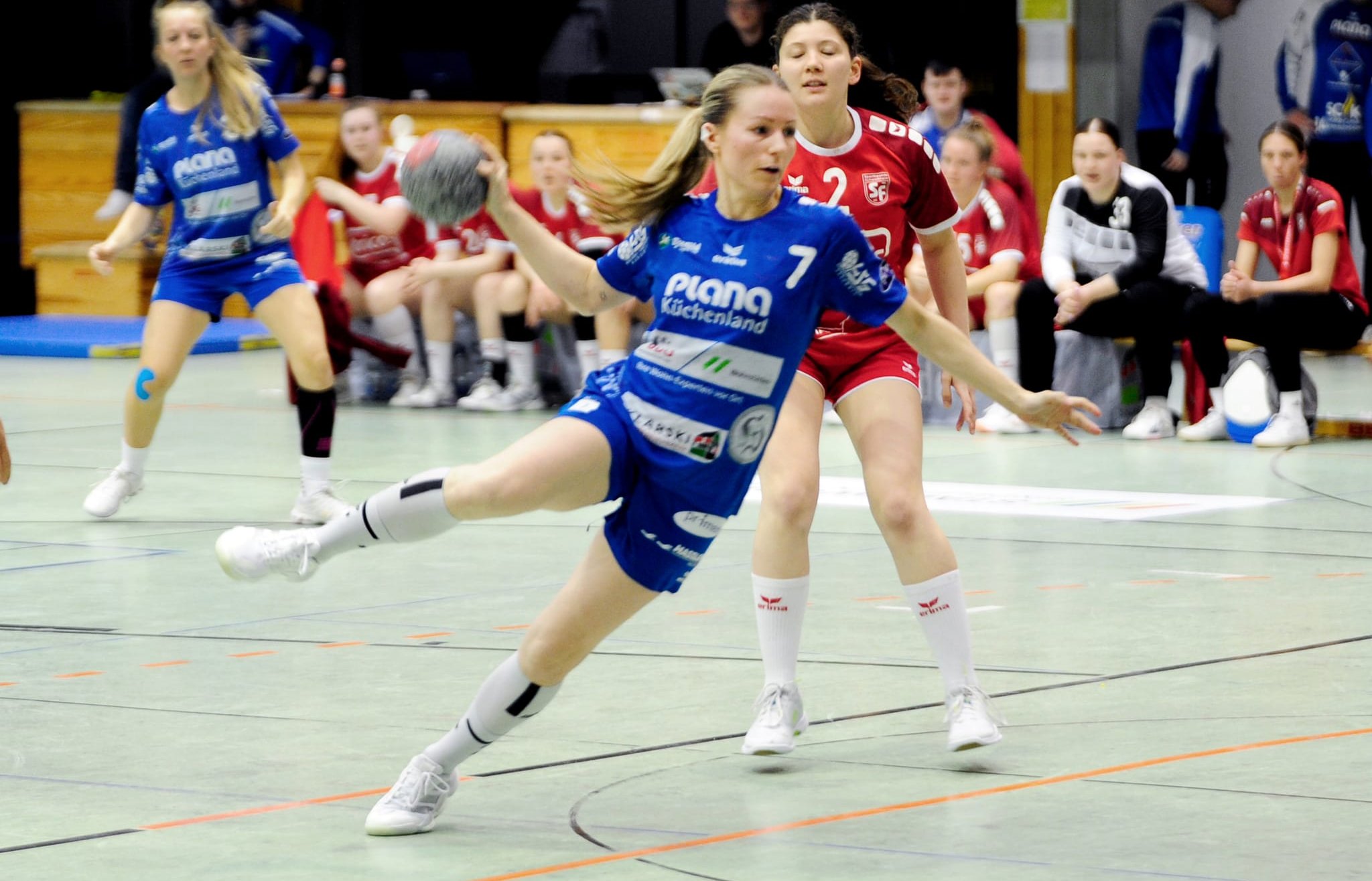 Denise Knoll und die HSG Böblingen/Sindelfingen zogen mit 19:21 beim TSV Denkendorf den Kürzeren.