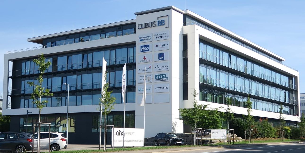 Der Firmensitz von SSC-Services im Cubus BB.