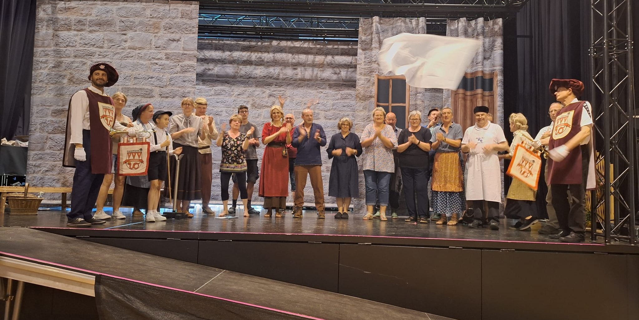 Auf unserem Foto wurde das Musical noch in der Festhalle geprobt, am Freitag wird‘s ernst.