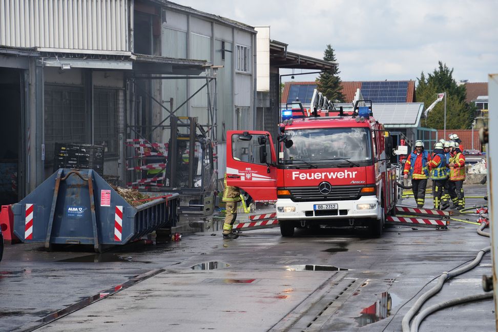 Die Feuerwehr hatte den Brand schnell gelöschtBild: SDMG/Dettenmeyer