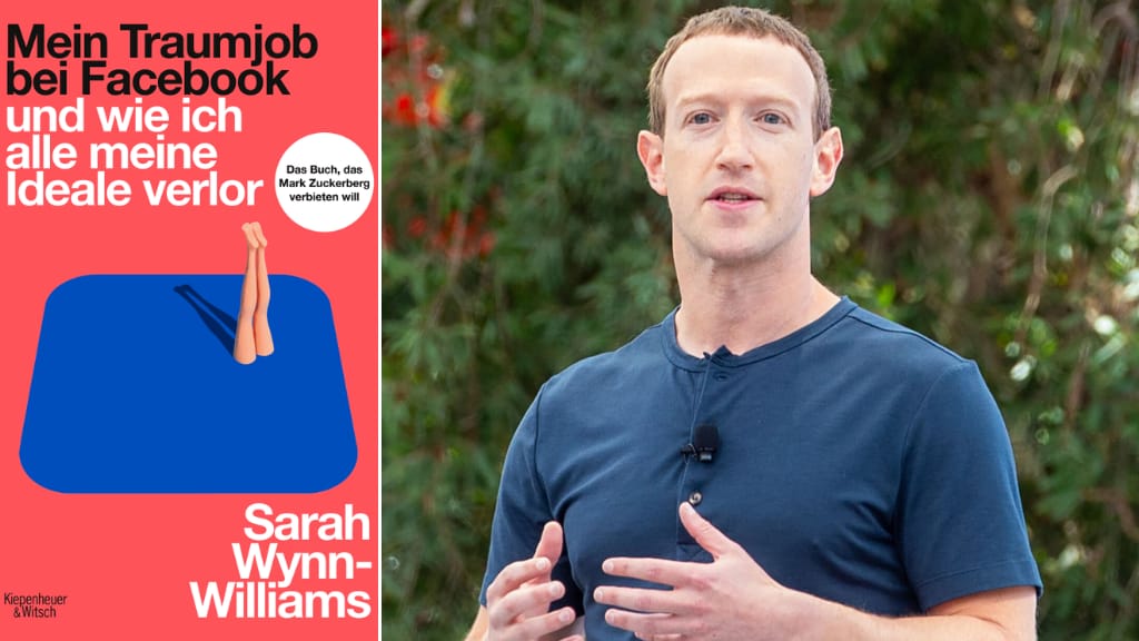 Mark Zuckerberg (r.) bzw. der Meta-Konzern gingen juristisch gegen Sarah Wynn-Williams' Buch vor.