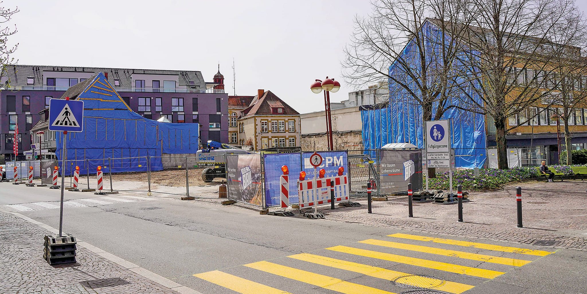 Mitte April 2022: Die Abrissbirne hat in den letzten Wochen ganze Arbeit geleistet.Bild: Wegner