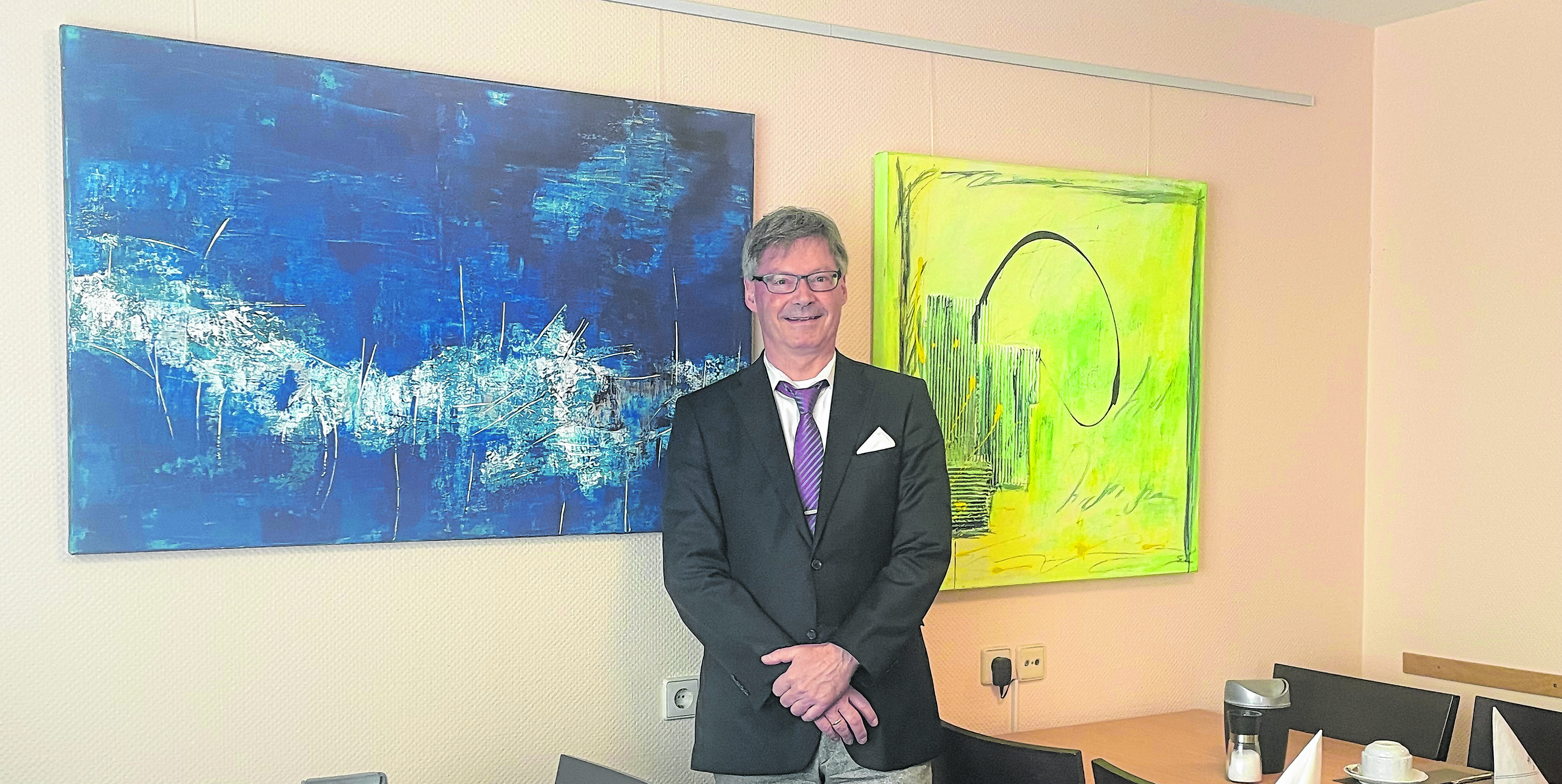Christian Hempel ist ein großer Kunstliebhaber.