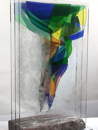 Neue Glasarbeit von Fritz Mühlenbeck.