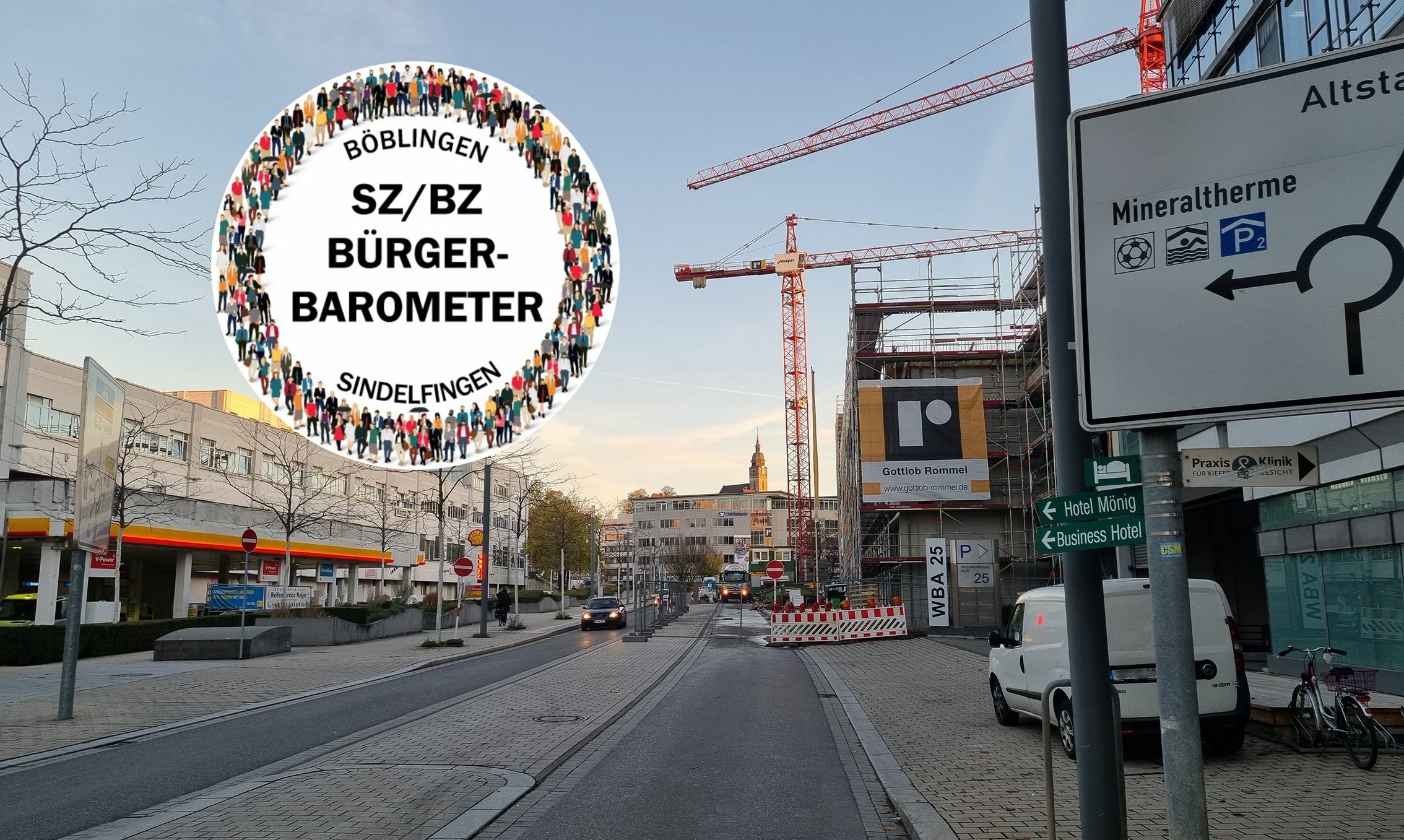 Gesperrte Straßen wie die Brumme-Allee gehören seit mehr als 10 Jahren zum Böblinger Stadtbild. Und sorgen bei den Einwohnern zunehmend für Verärgerung. Bild: Hamann