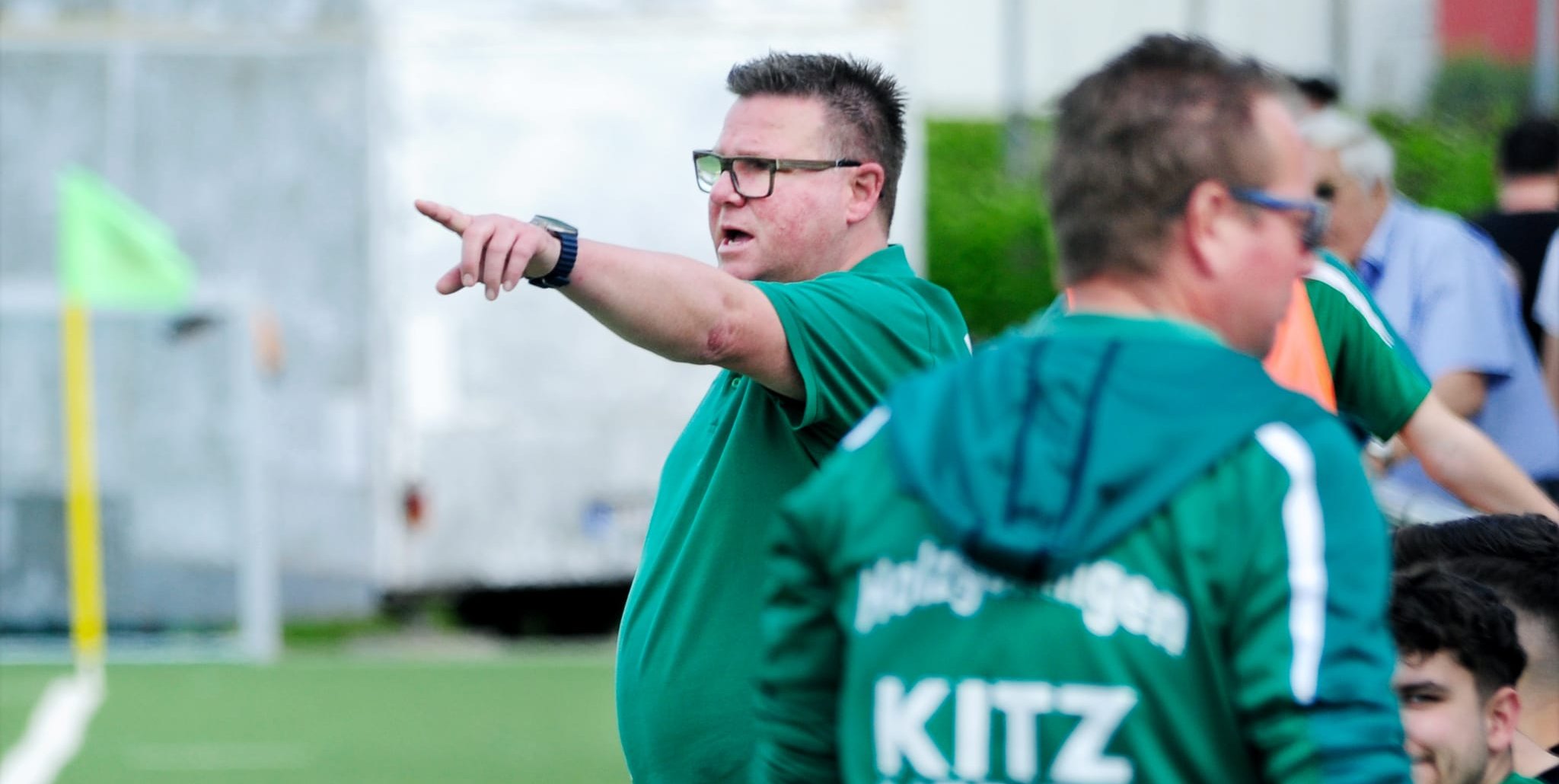 Holzgerlingens Trainer Bernd Gluiber gibt die Richtung vor. Die Grün-Weißen peilen einen einstelligen Tabellenplatz in der neuen Bezirksliga Stuttgart/Böblingen an. Bild: photostampe/A