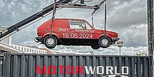 Die Sonderschau „50 Jahre Golf I“ ist einer der Höhepunkte am Sonntag bei der Motorworld auf dem Flugfeld.