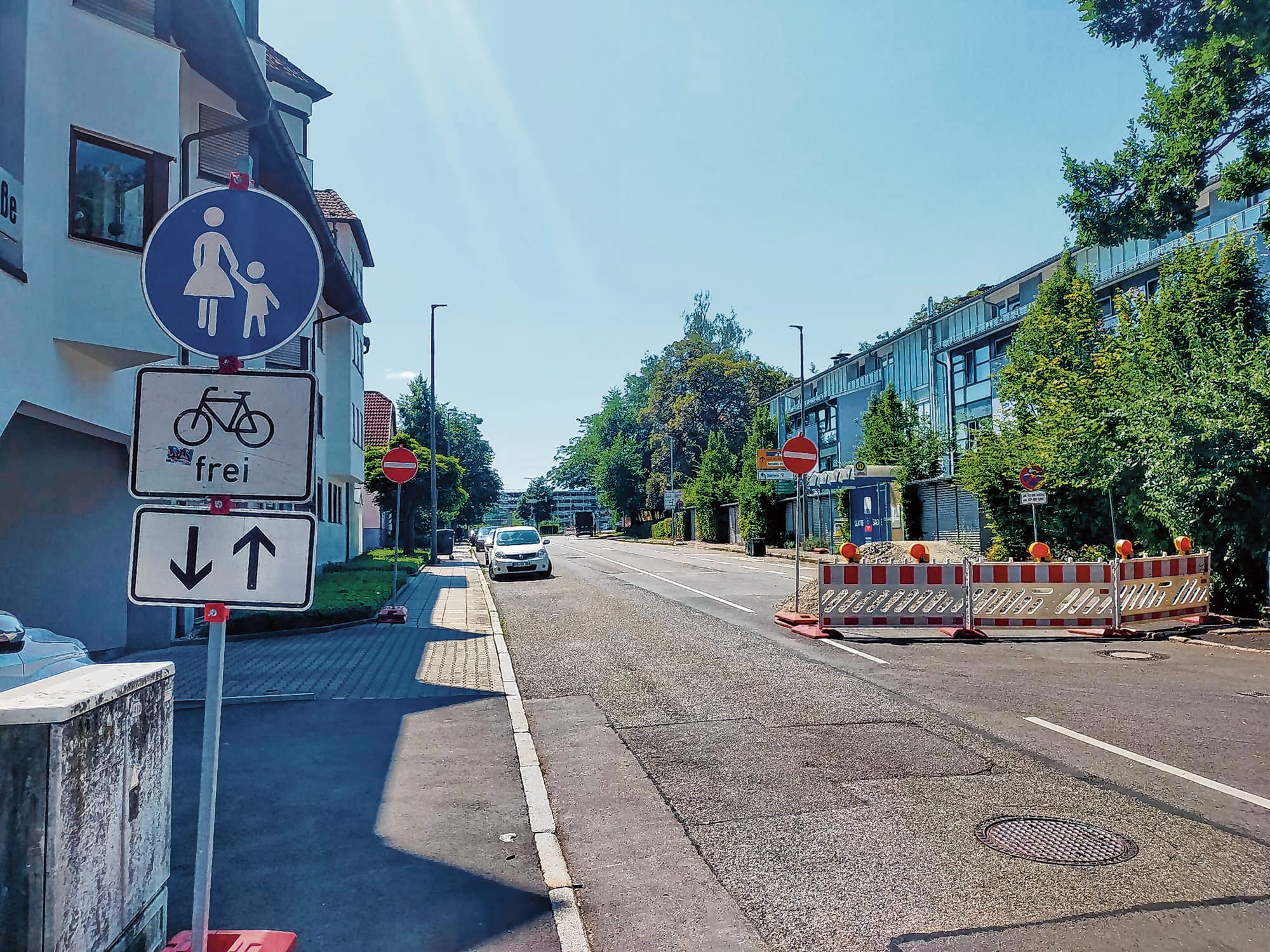 Die Bachstraße ist rund drei Monate lang gesperrt.