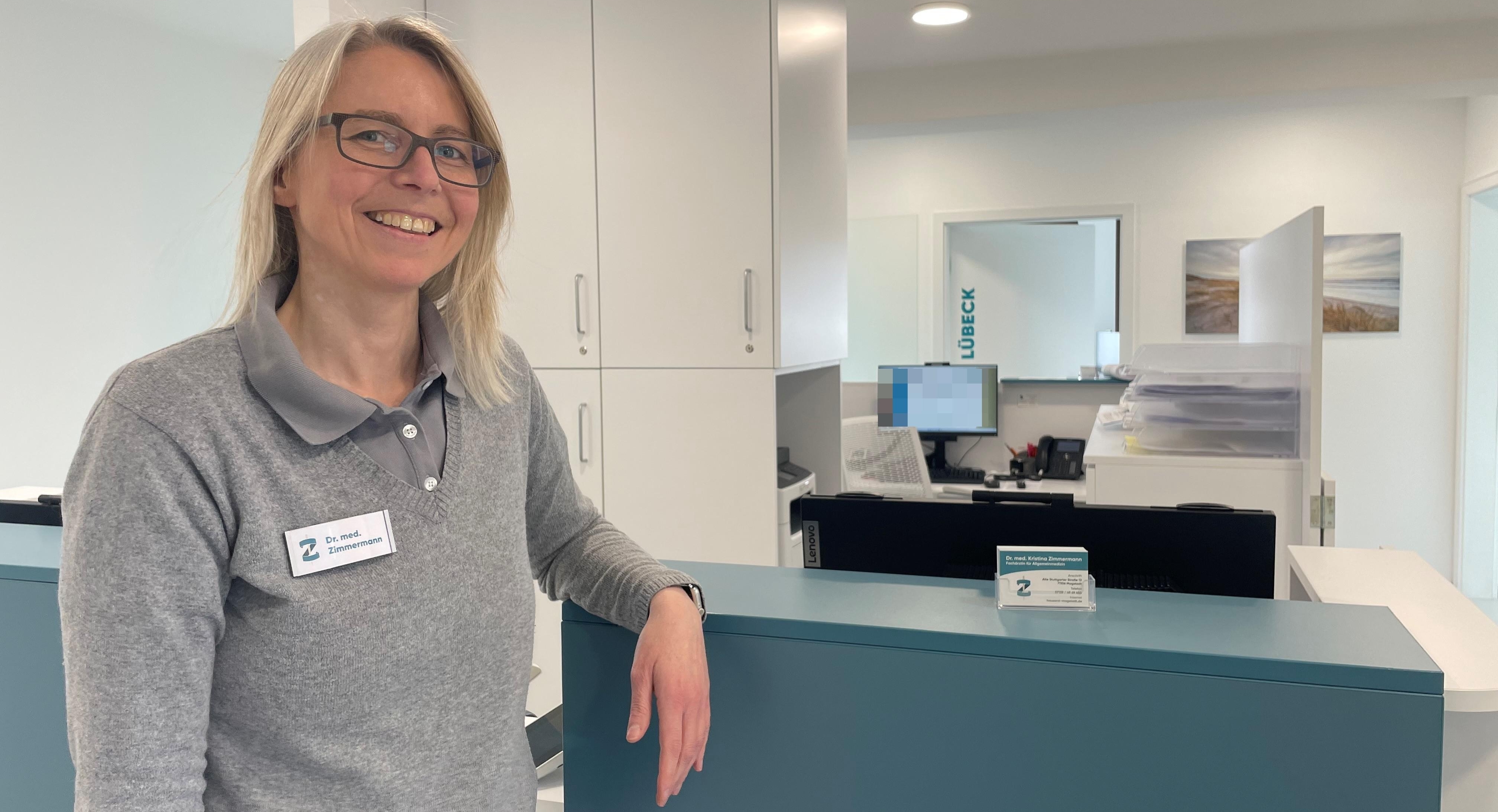Dr. Kristina Zimmermann ist es wichtig, sich ausreichend Zeit für ihre Patienten zu nehmen. Bild: Gospodarczyk