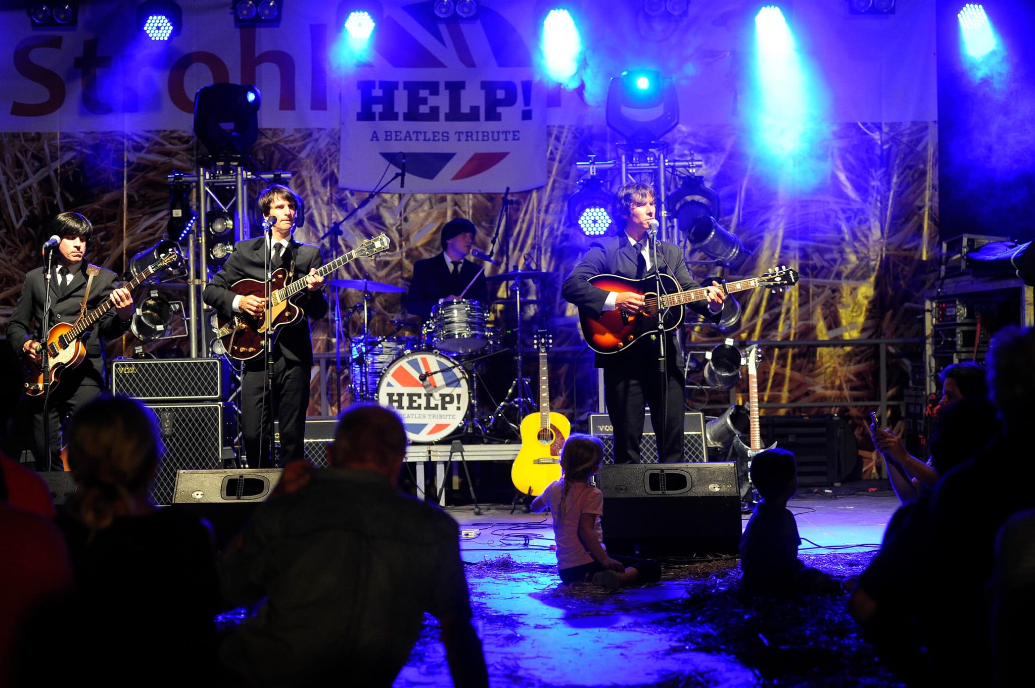 Die Hits der Beatles spielt die Gruppe „Help“ zum Abschluss am 28. August ab 18 Uhr.