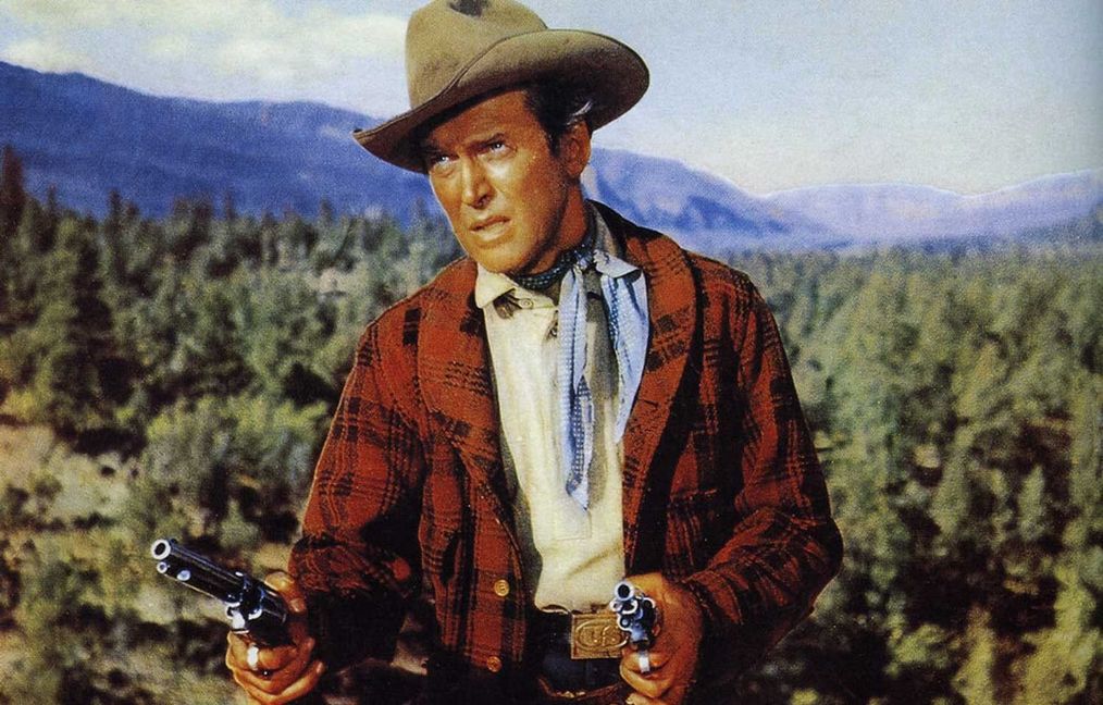 James Steward in „Nackte Gewalt“.