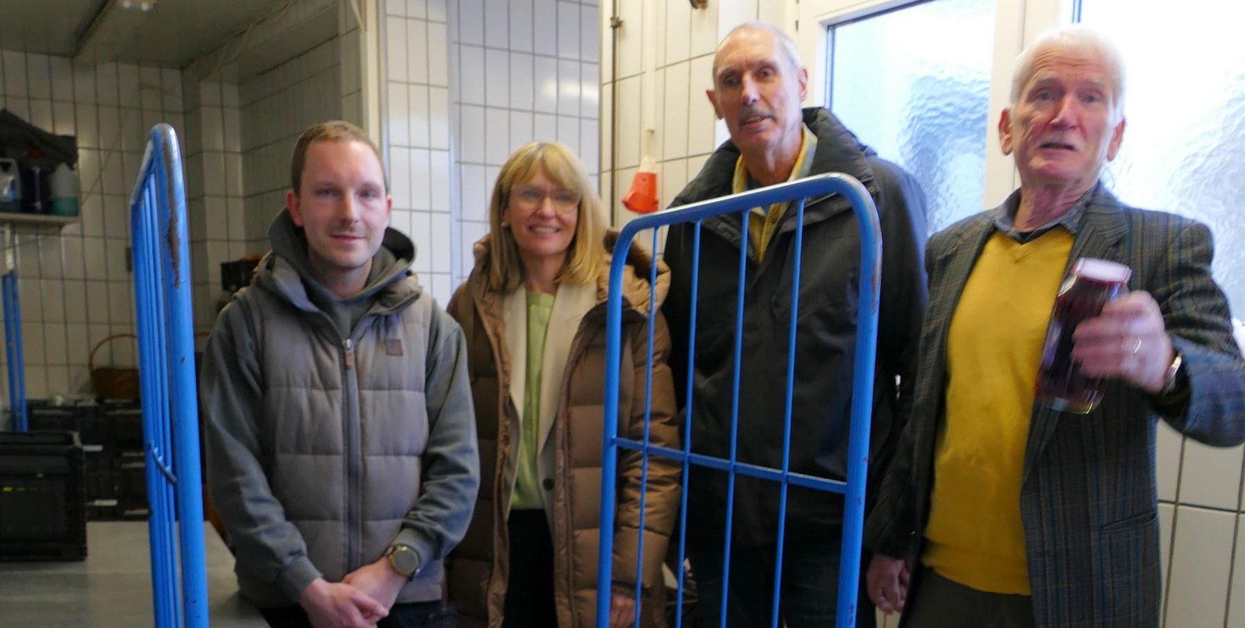 Kai-Christian Odendahl, Renata Spieler, Siegfried Liebscher und Claus Ganzhorn (von links). 	Bild:Lück