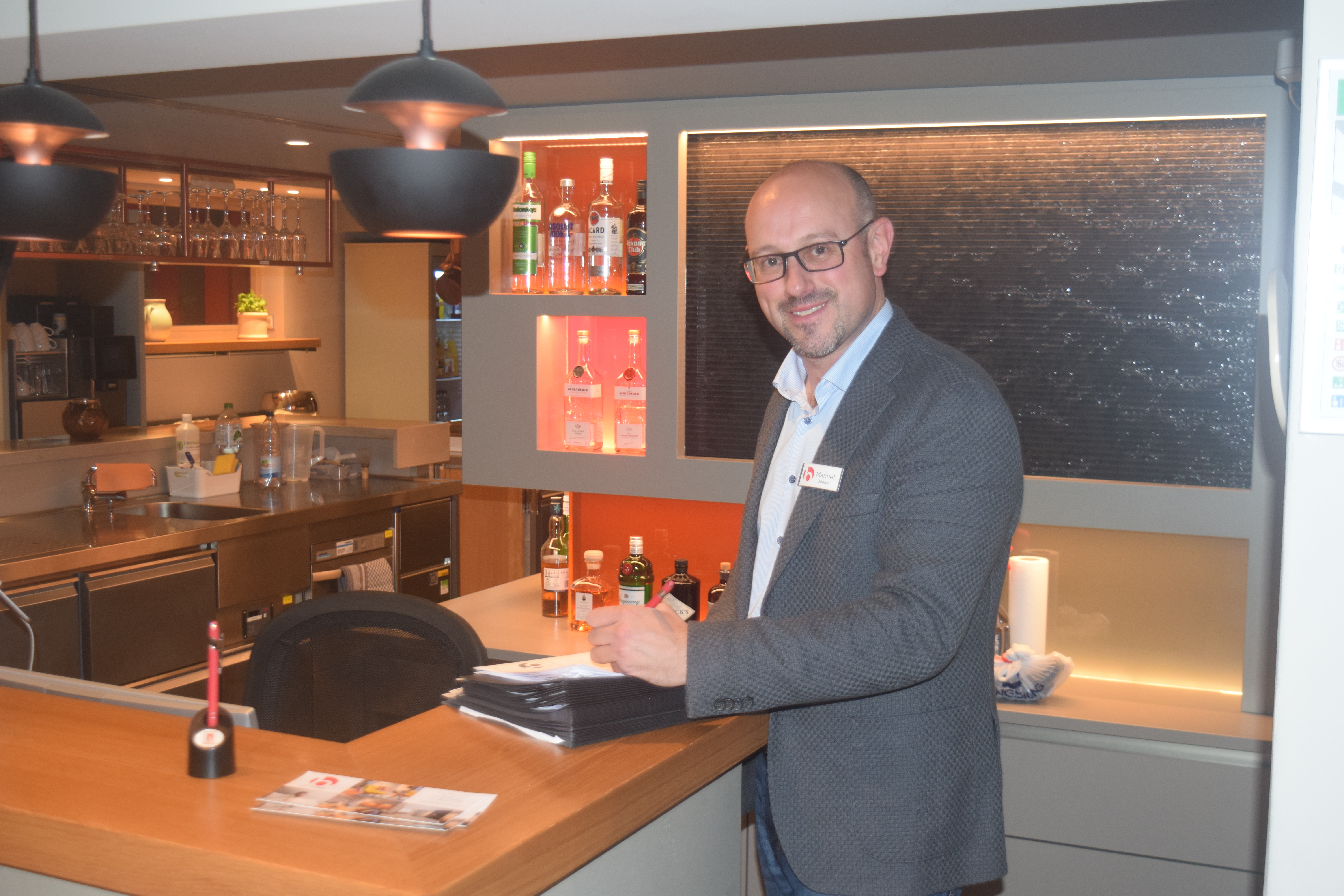 Der Böblinger Hotelier Manuel Böhler