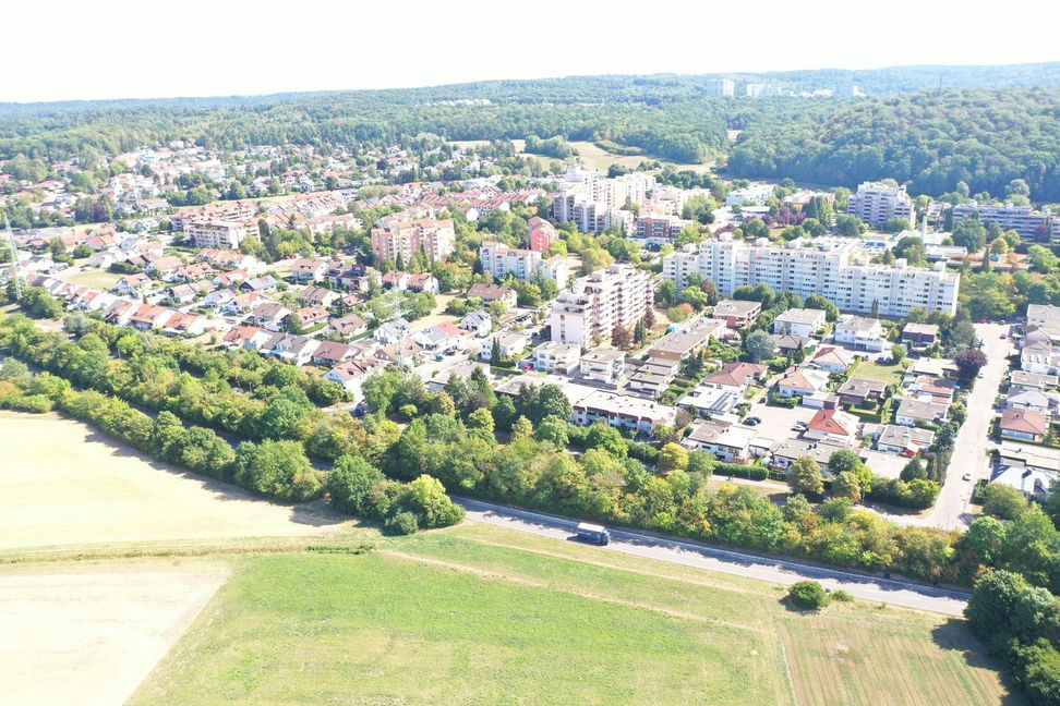 Das Sindelfinger Hinterweil  aus der Vogelperspektive. Bild: Dettenmeyer