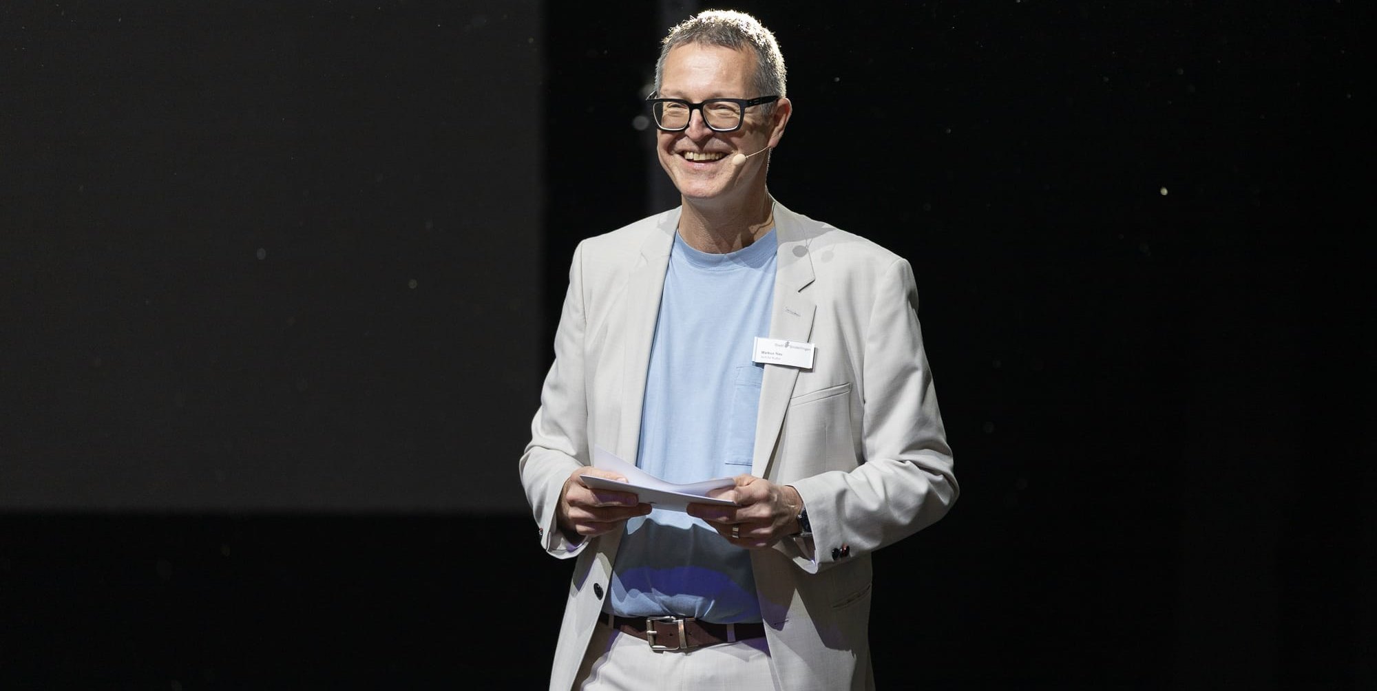 Markus Nau, Leiter des Amts für Kultur, führte durch den Abend.