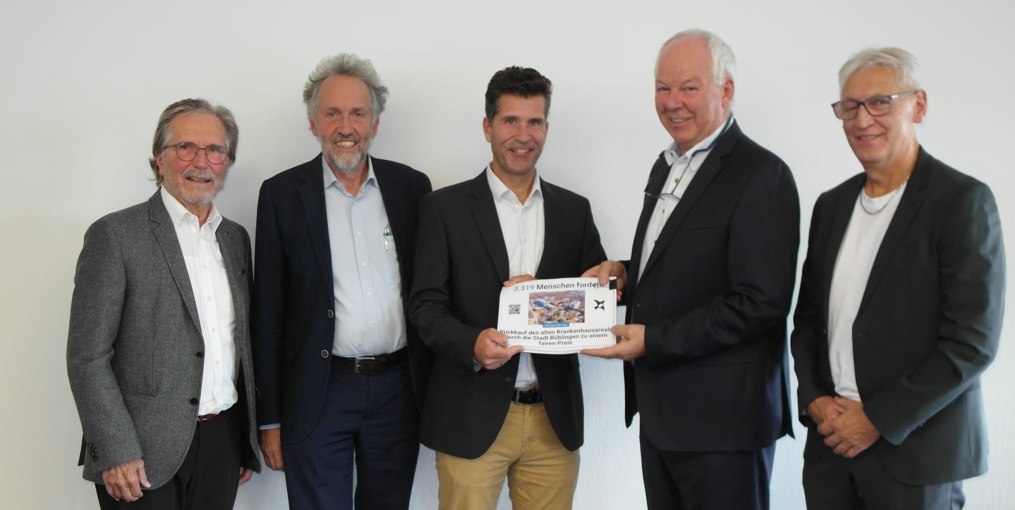 Helmut Kurtz, Max Nowak, Björn Hinck, Karl-Heinz Frank und Thomas Frech (von links).