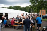 Prima Stimmung beim Dagersheimer Göckelesfest der Feuerwehr-Musikkapelle.