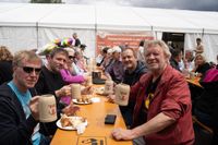 Prima Stimmung beim Dagersheimer Göckelesfest der Feuerwehr-Musikkapelle.