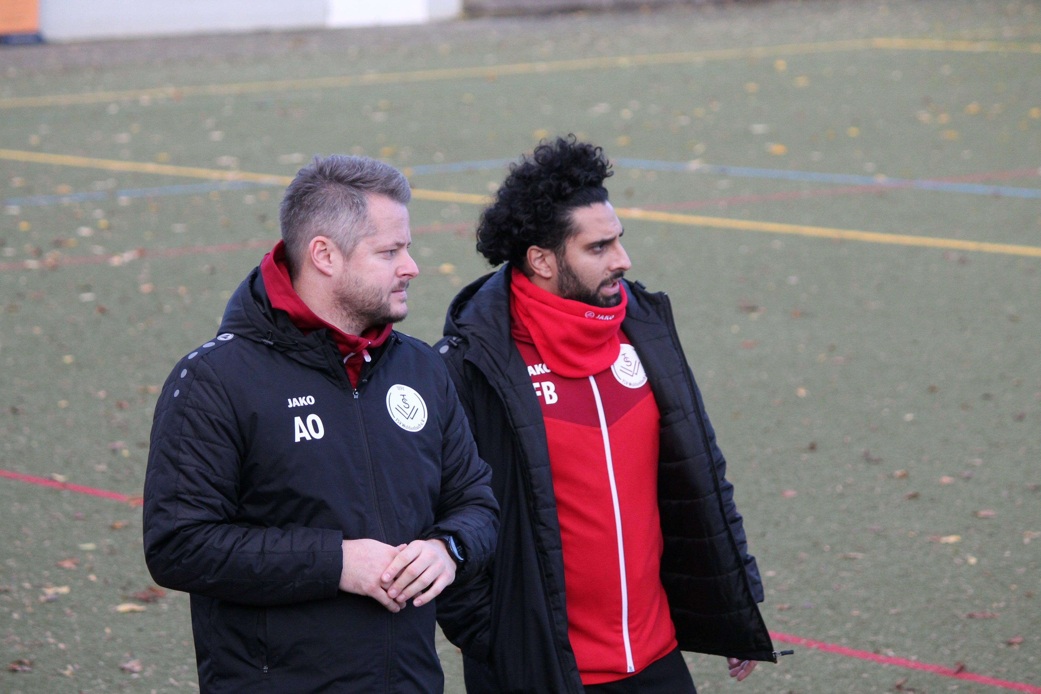 Alexander Ott (links) und Co-Trainer Filippo Berretta. Bild: Zvizdic