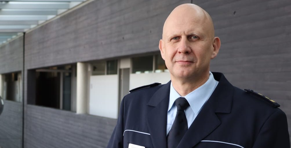 Erwin Grosser, Leiter der Schutzpolizei.