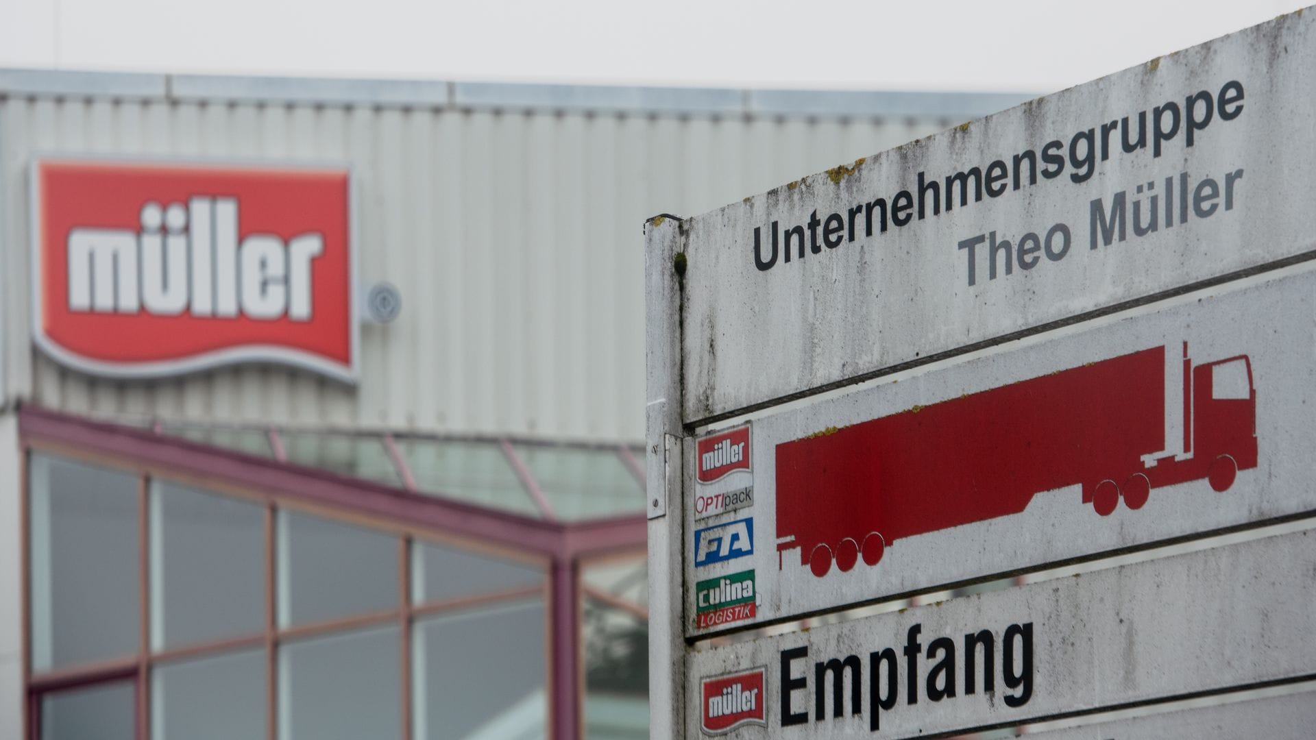 Der Stammsitz der Unternehmensgruppe Theo Müller in Aretsried. (Archiv)