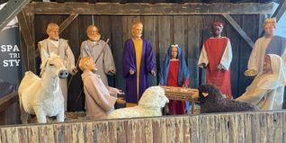 Im Stern-Center ist die Sindelfinger Krippe is Anfang Januar zu sehen. Die Scheune, die Maria und Josef mit ihrem Kind als Unterschlupf dient, hat der städtische Bauhof entworfen und aufgebaut.