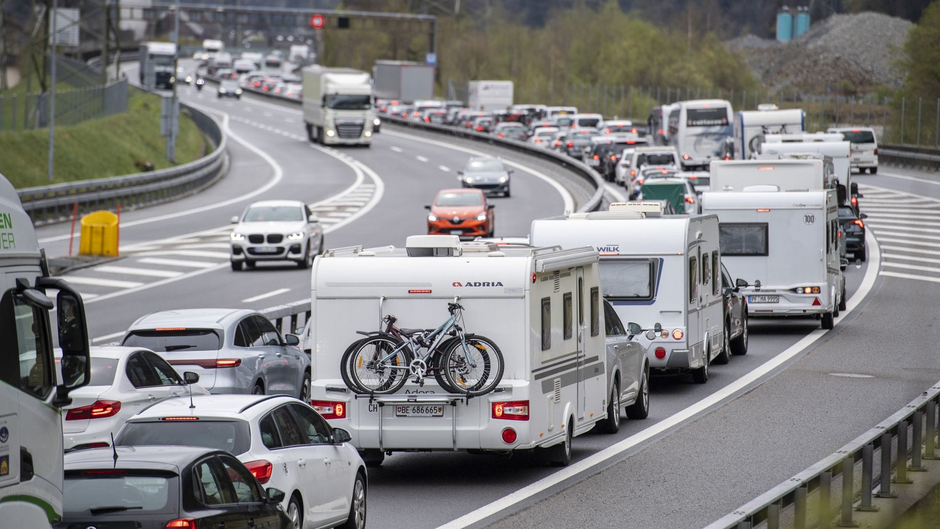 An Ostern dürfte es sich vor dem Gotthard wieder stauen.