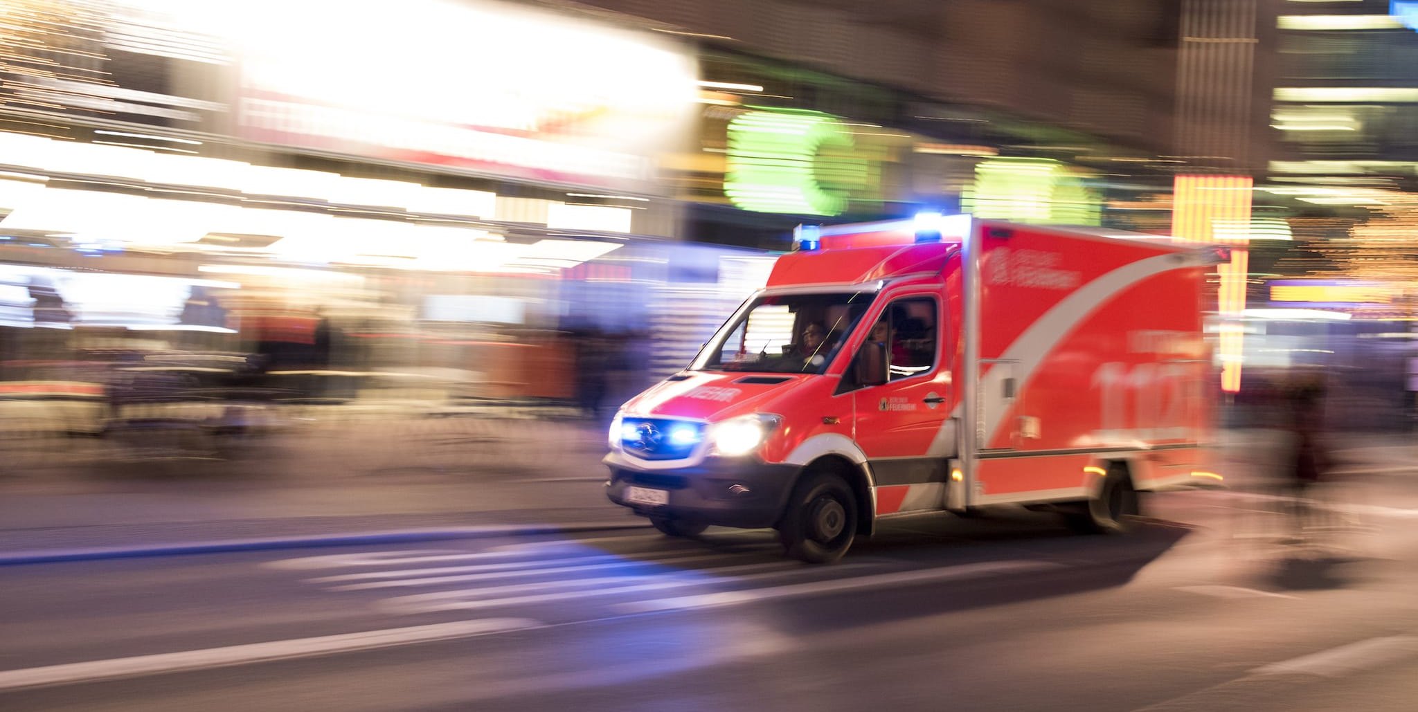 Die 29-Jährige wurde ins Krankenhaus eingeliefert.