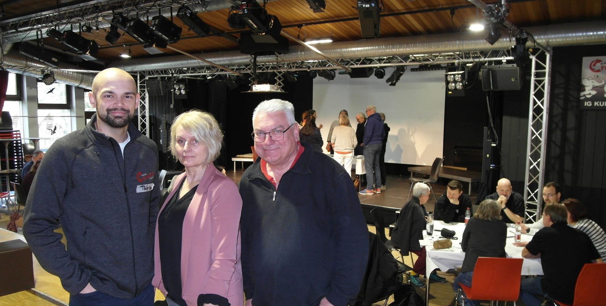 Gemeinsam für die Zukunft der IG Kultur: Thilo Münz, Elke Sieber und Hilmar Kallweit (von links).
