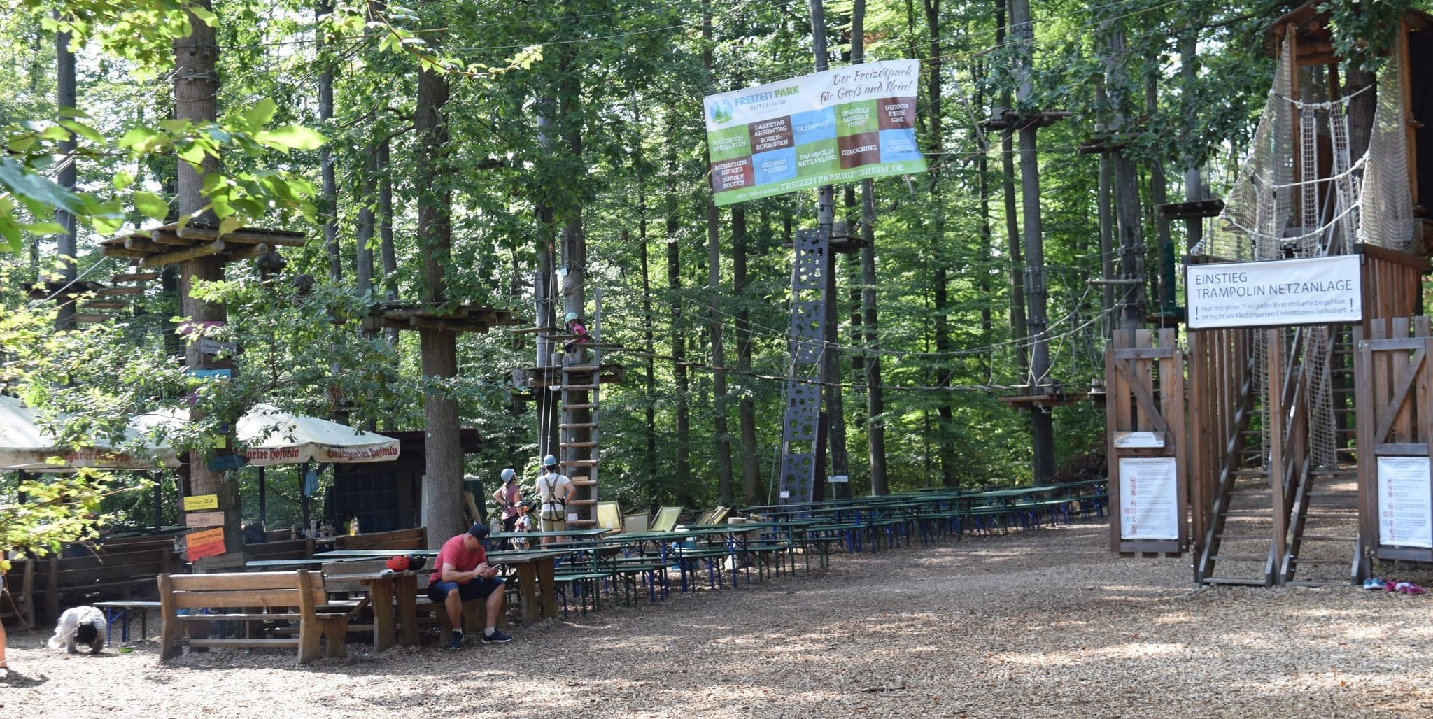 Trampolin, Minigolf und mehr: Im Freizeitpark Rutesheim gibt es viel zu entdecken.