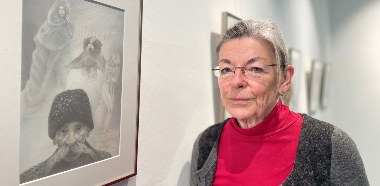Ines Scheppach stellt aktuell in der Galerie der Stadt Herrenberg aus. "Gezeichnete Bilder" heißt die Ausstellung.